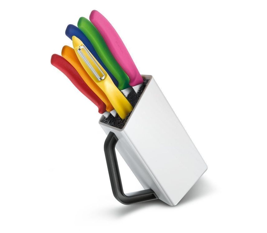Victorinox Messerblock Leer – Schwarz, Elegant, Für Sichere Messeraufbewahrung (25,7x12x22,5 Cm)