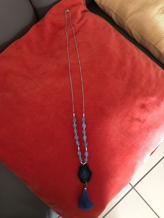 Collana lunga green in vetro veneziano e ottone collana erba e vetr... | su