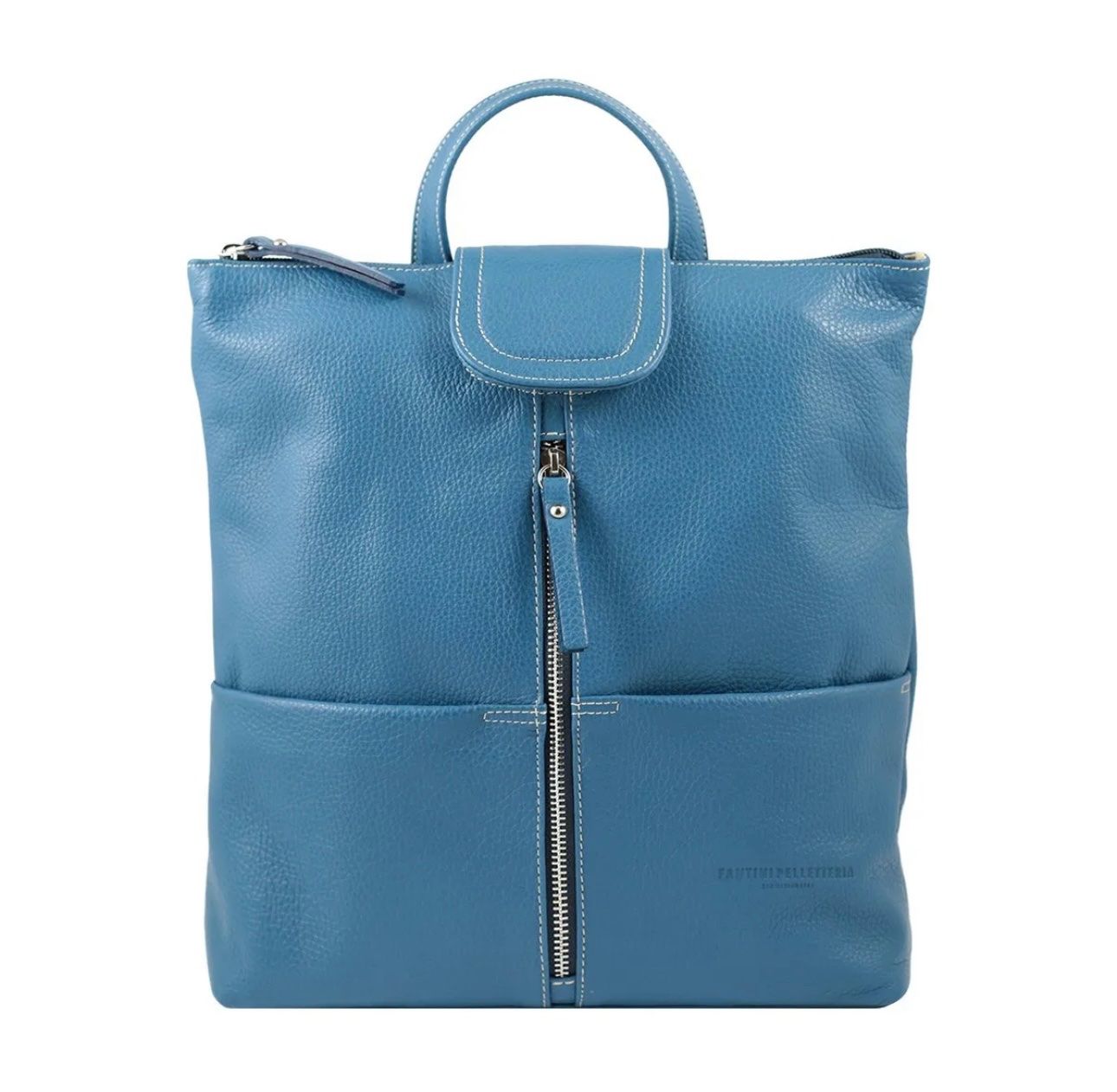 Zaini: Lederrucksack Palermo - Farbe: Blau – Nuovo e nell'imballaggio originale da Wittenbach venduto da WWW.DRILUBAGS.CH