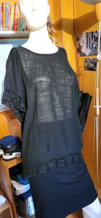 Damen Bluse gr 48 schwarz