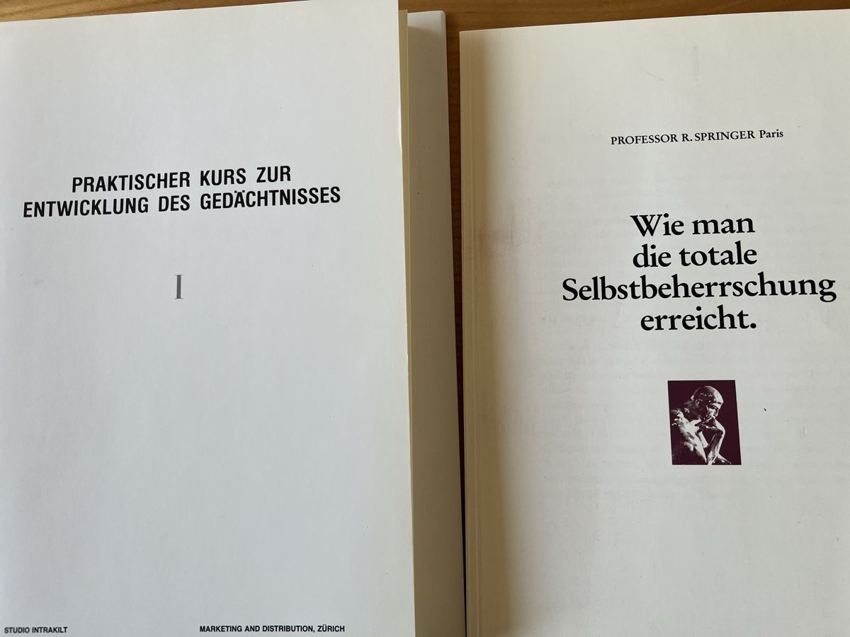 Libri: Gedächtnis Kurs alle Lektionen – Nuovo e nell'imballaggio originale da Igis venduto da Haupt48 4