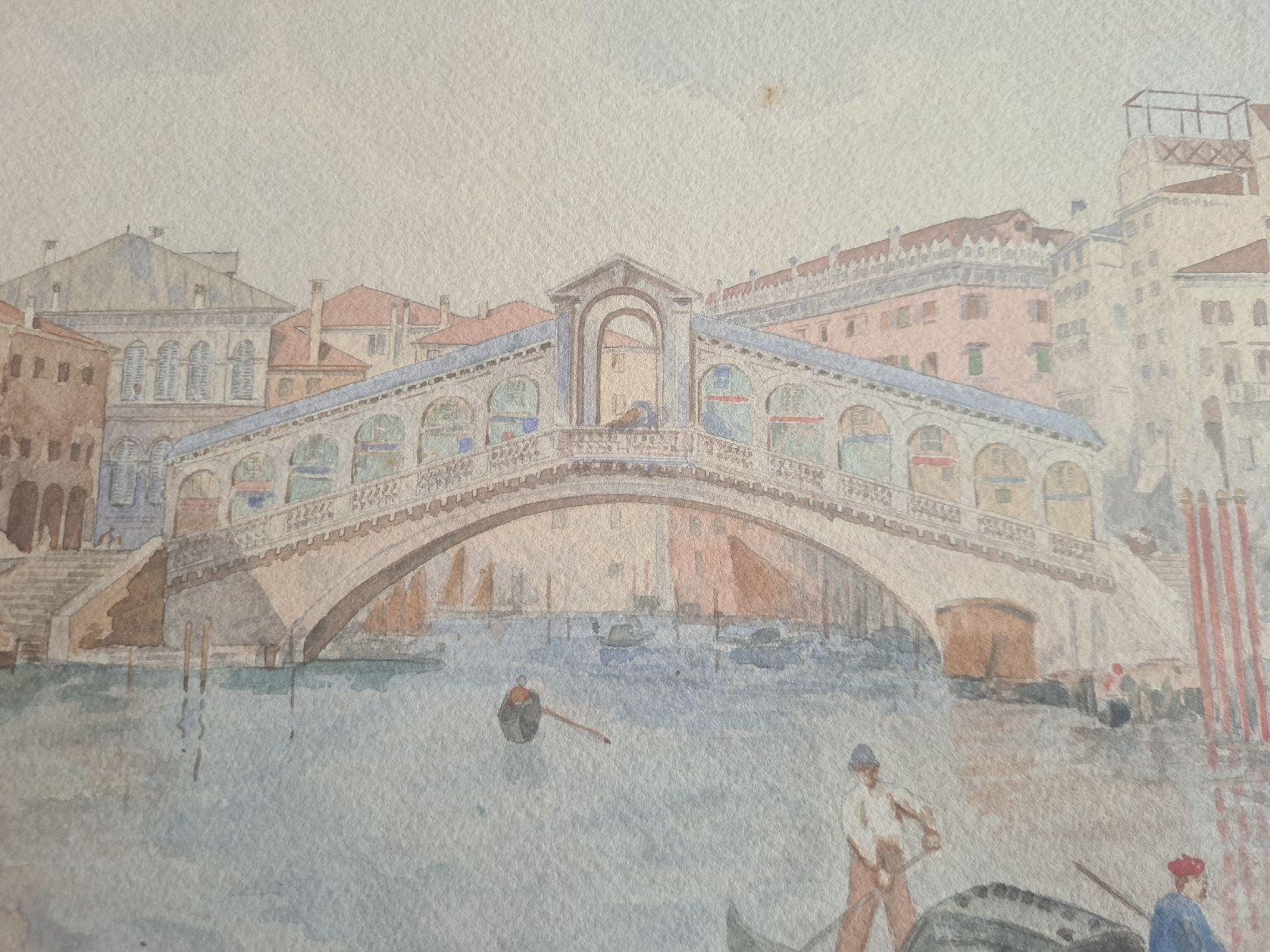 Tableaux: RIALTO - VENEDIG  1901 – D'occasion à Hünibach par sokothu 2