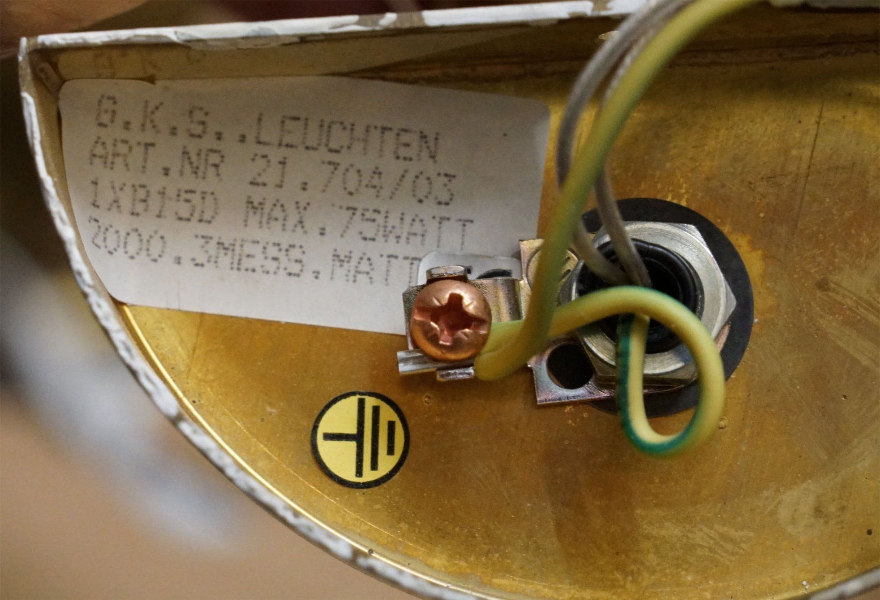 Lampade: aparte Wandleuchte G.K.S. Knapstein – Usato da Meggen venduto da Trouvaillen 7