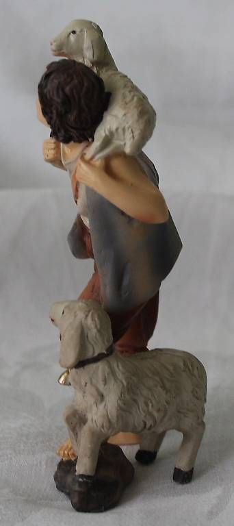 Figuren: Hirte mini mit Schaf und Lamm – Gebraucht aus Moosseedorf von Tigerlily1 1