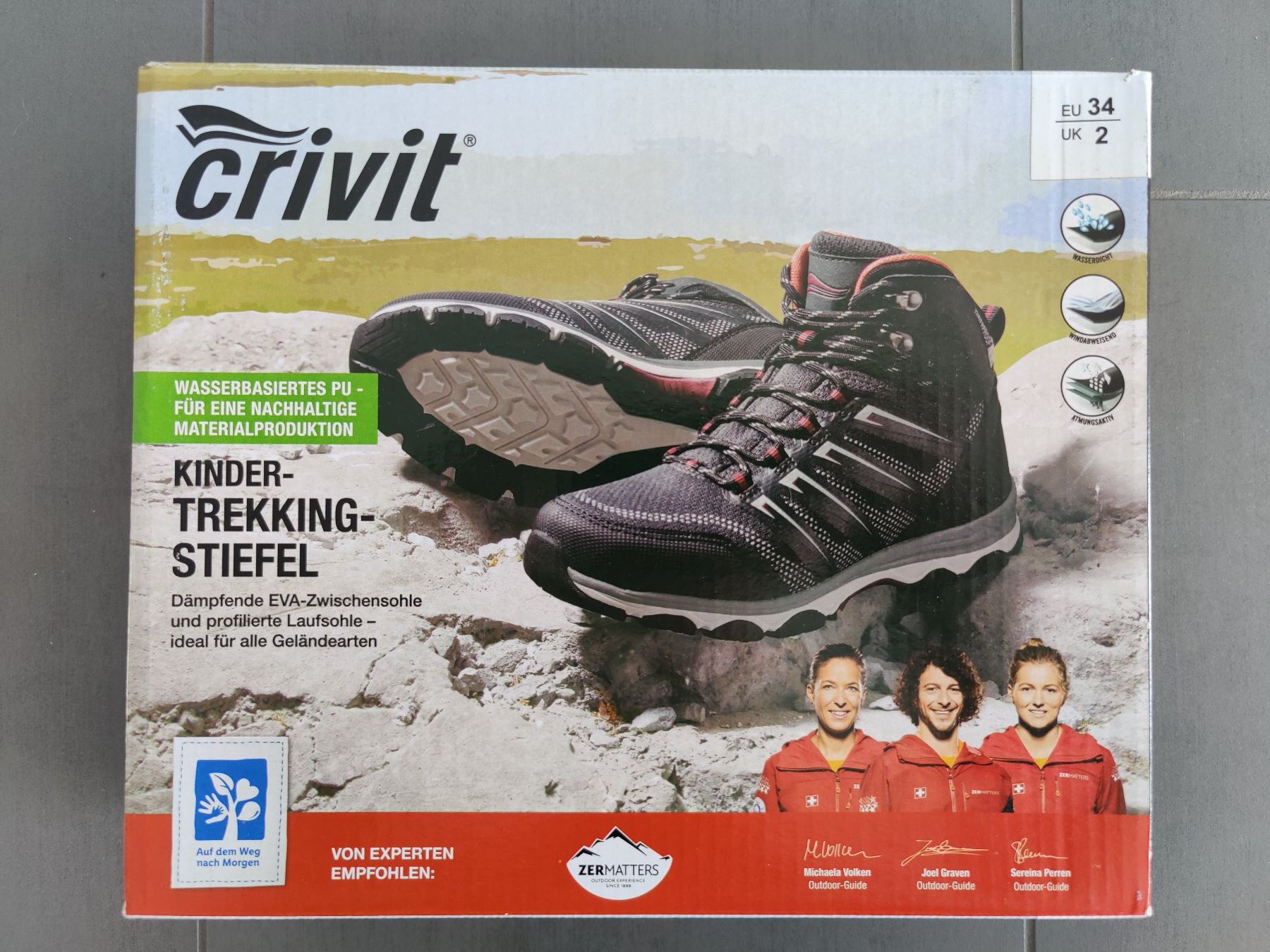 Lidl Scarpe per ragazze: Neue Crivit Wanderschuhe Gr. 34 Schwarz/Rosa – Nuovo e nell'imballaggio originale da Oberglatt ZH venduto da COiNCiDENT 4
