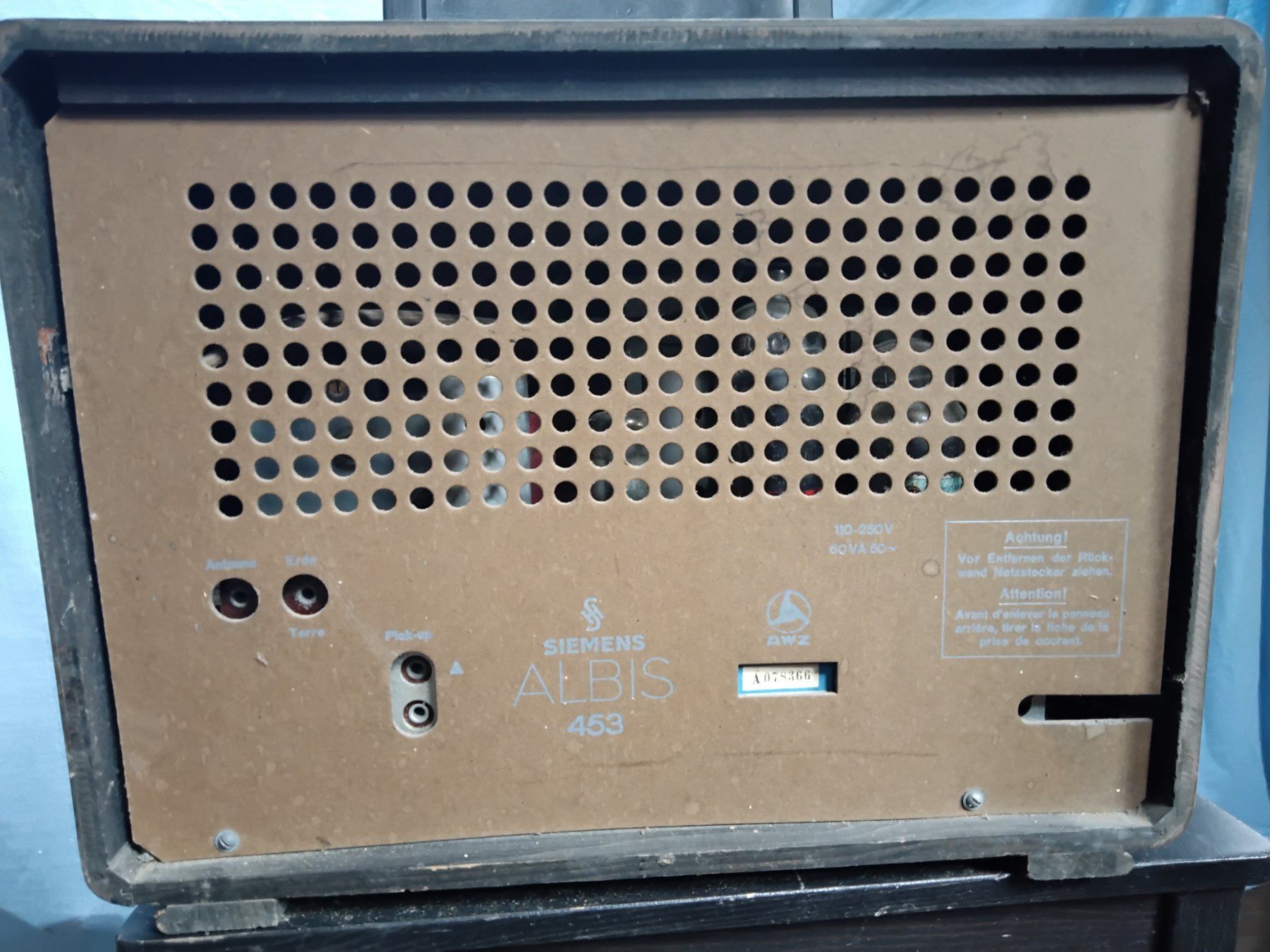 Radios: Albis 453 – Défectueux à Nuglar par lampa-radio 1