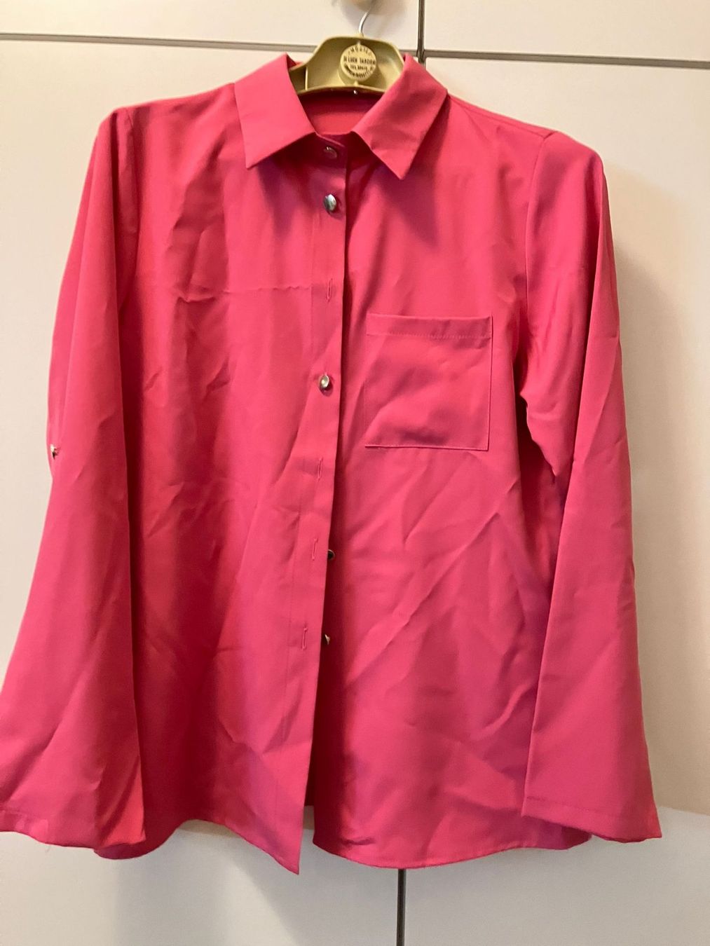 Chemisiers: Camicetta rosa tg.M poliestere – D'occasion à Melano par H-Sara