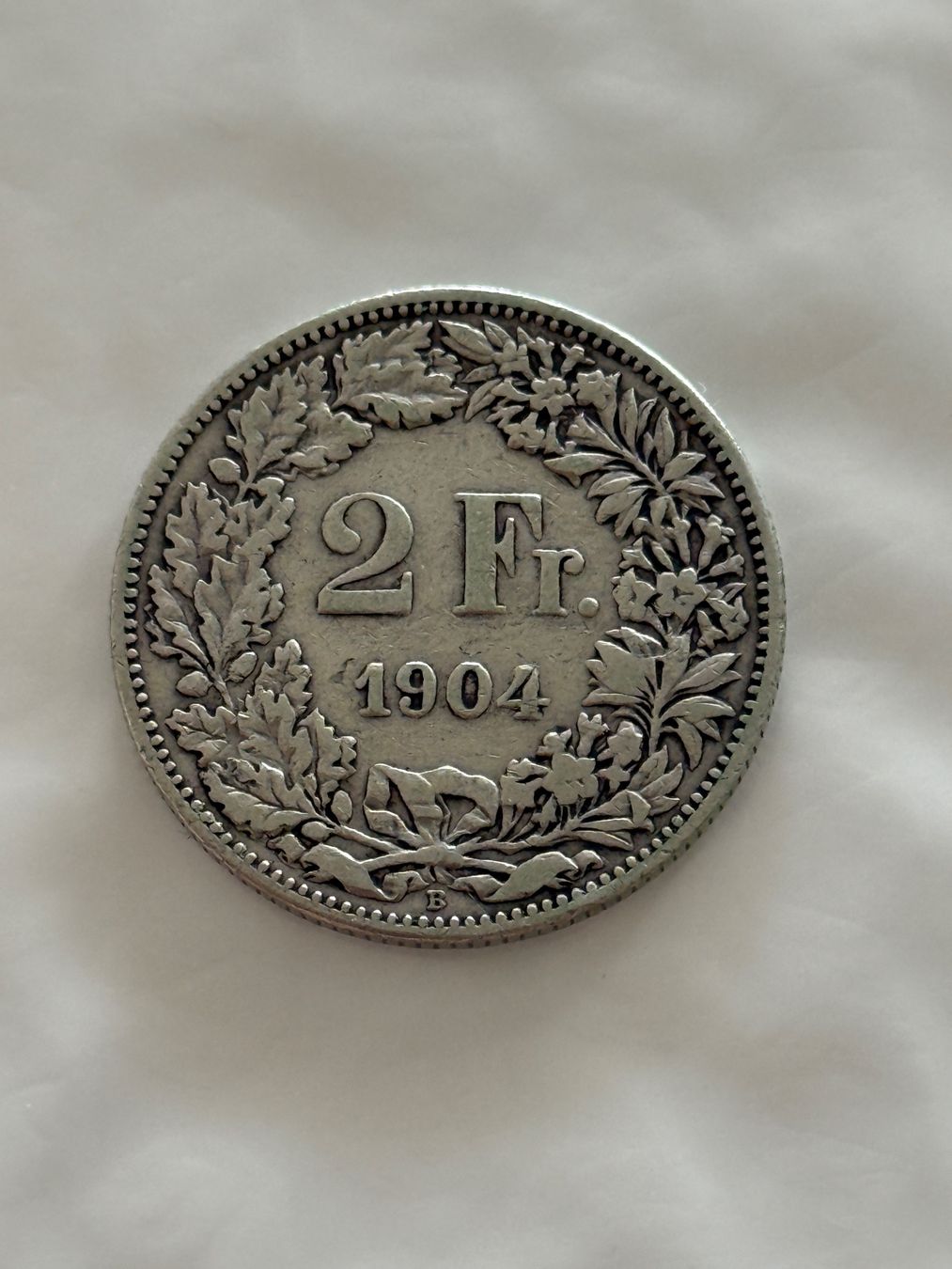 Tutti le monete: 2 Franken 1904  sehr Rar – Usato da Wallisellen venduto da SWISS_SILVER1 1