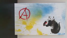 Kazoto Shinto (1960)/Anarchia/Keramikplatte/hinten signiert