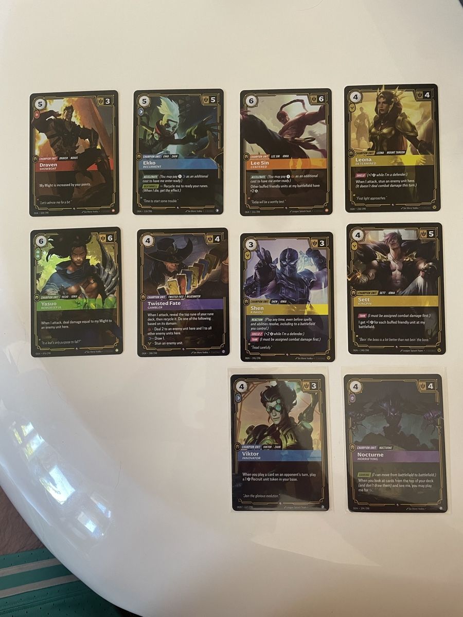 Carte collezionabili: Divers Riftbound cards – Nuovo (secondo la descrizione) da Zürich venduto da Uglybuddha 2