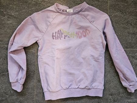 Mädchen Sweatshirt Gr. 134/140 Lila "Happy Mood"