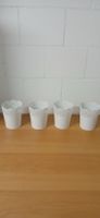 4 x Skurar Übertöpfe IKEA ( Shabby Chic/ Hochzeitdeko