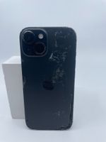 iPhone 15 128GB – Defekt, Akku gebläht, Rückseite defekt)