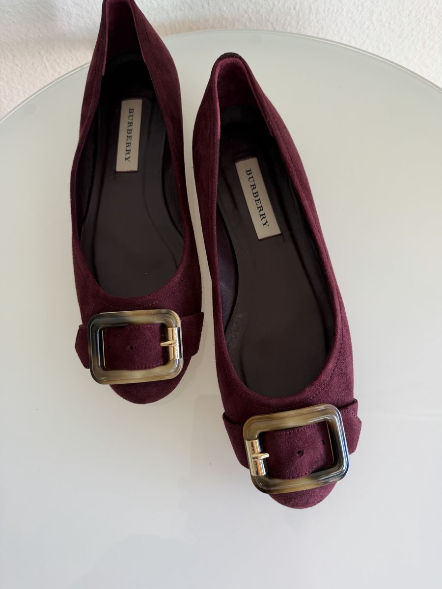 Burberry Scarpe da donna: Chaussures en daim Burberry – Usato da Cressier FR venduto da Kvito4ka 6