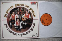 Die Original 4 Tiroler Buam  Es Spielen,Singen Tyrolis LP 🛀