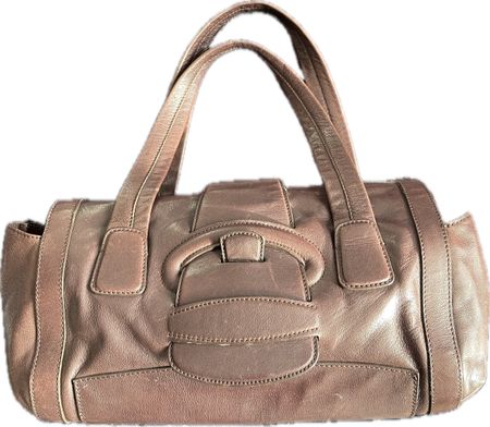 Sergio Rossi Handtasche Leder braun guter Zustand
