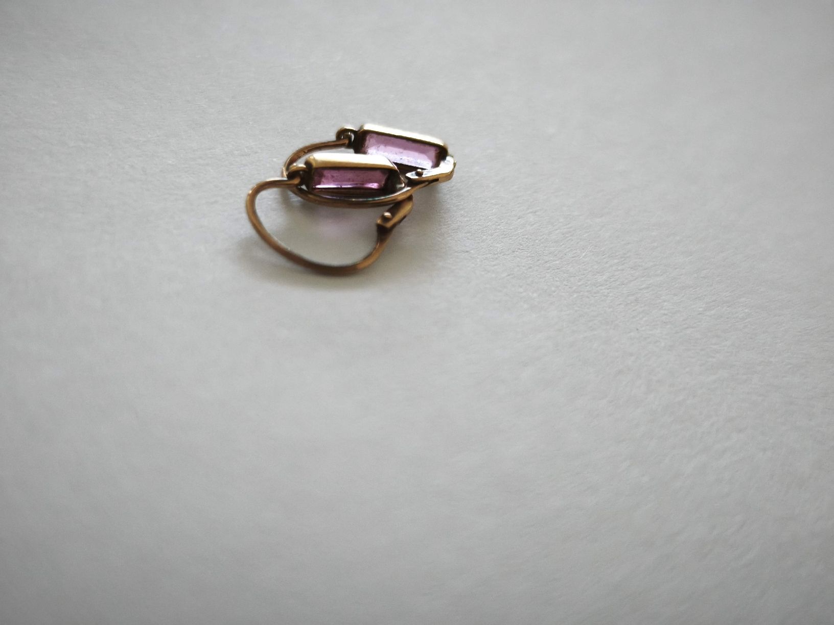 Boucles d'oreille: Antike Rubin Ohrringe Echtgold  – D'occasion à St. Gallen par GIULESGG 2