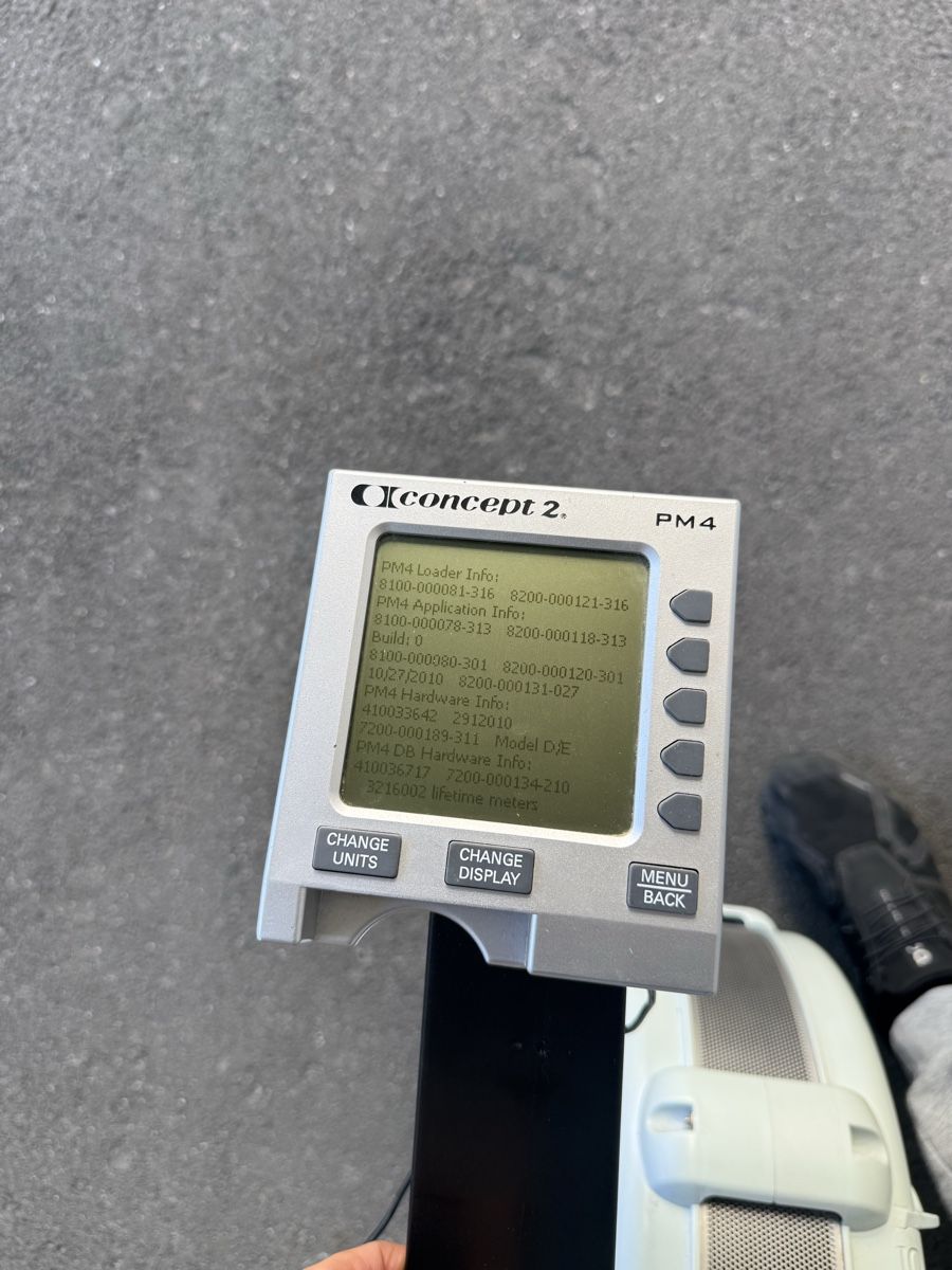 Concept 2 Vélos d'appartement: Rudergerät Concept 2 PM4  – D'occasion à Rotkreuz par 74max 4