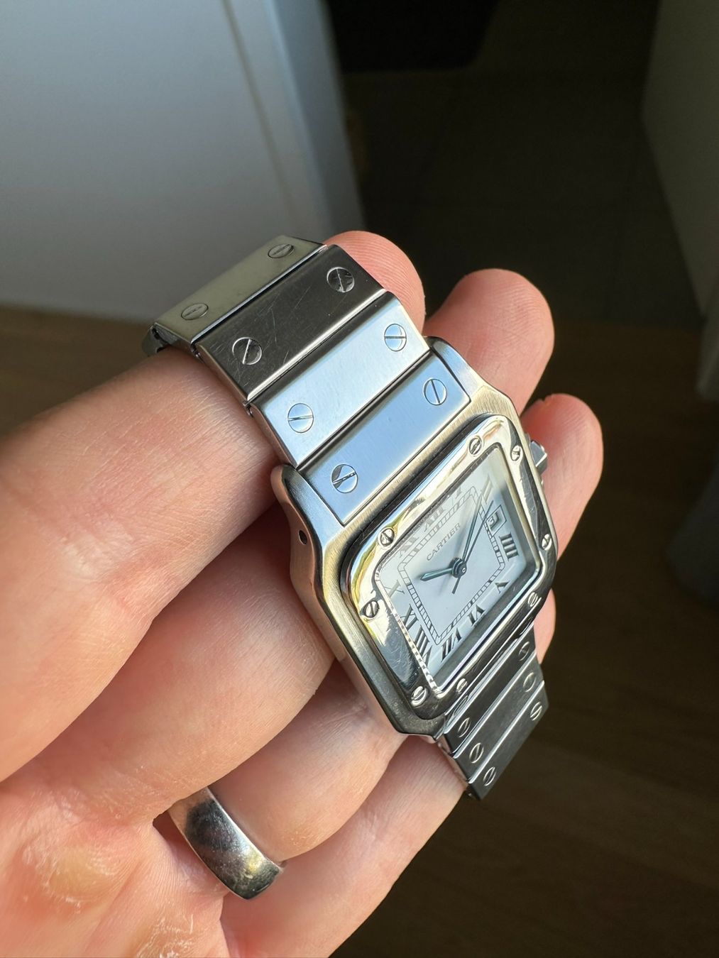 Cartier Orologi: Cartier Santos Carrée 2960 – Usato da Villarepos venduto da aTimeAffair 3
