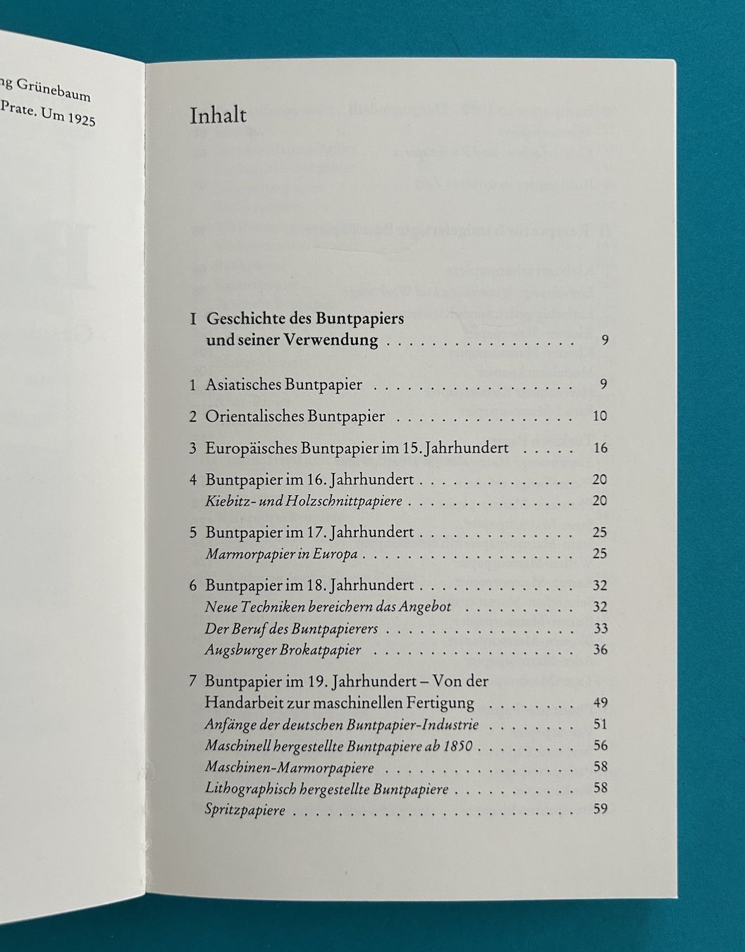 Libri: ALLES ÜBER BUNTPAPIER – Usato da Zürich venduto da Domus09 1