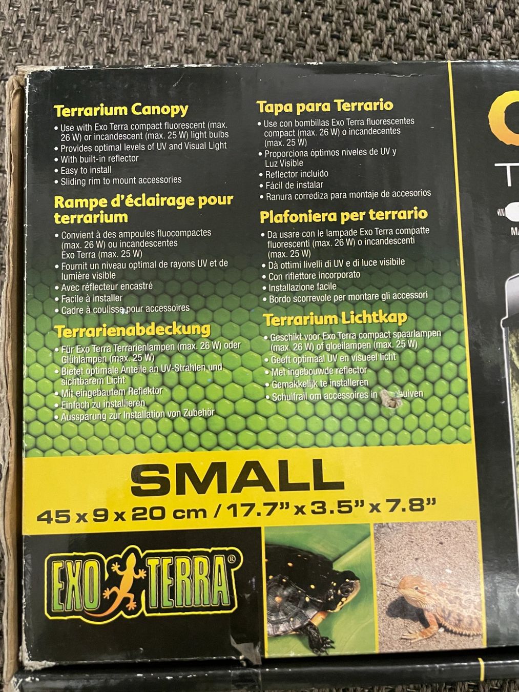 Exo terra Terrario: Exo Terra Compact Top Terrarium Beleuchtung – Usato da Wädenswil venduto da TristanBrandle 2