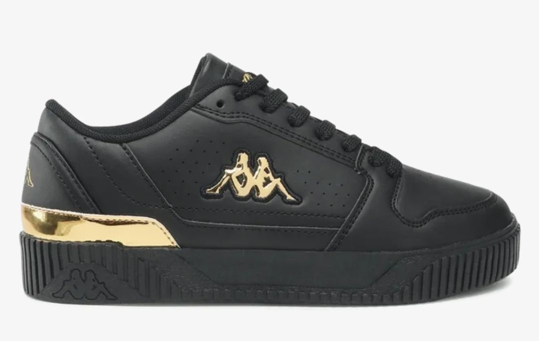 Kappa Damenschuhe: Baskets Kappa noires et dorées – Neu und originalverpackt aus Céligny von Cheyenne1991 1