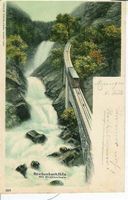 Meiringen BE Reichenbach-Bahn 1902 Litho sehr gut erhalten