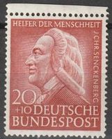 BRD 1953, 20 + 10 Pfg, Helfer der Menschheit, postfrisch