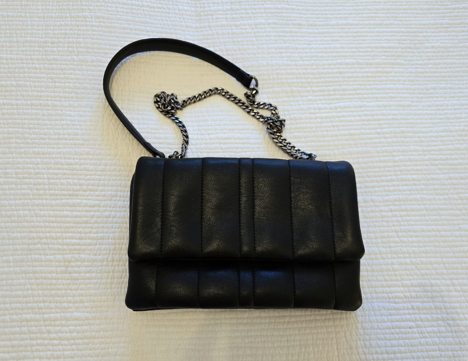 Zara Borse da donna: Sac noir Zara, chaîne argentée – Nuovo (secondo la descrizione) da Genève venduto da cec_d6pg