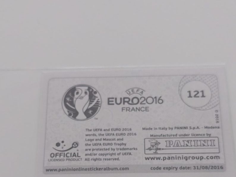 Panini Carte collezionabili: England Mannschaft EM 2016 – Usato da Köniz venduto da Toyscollect 1