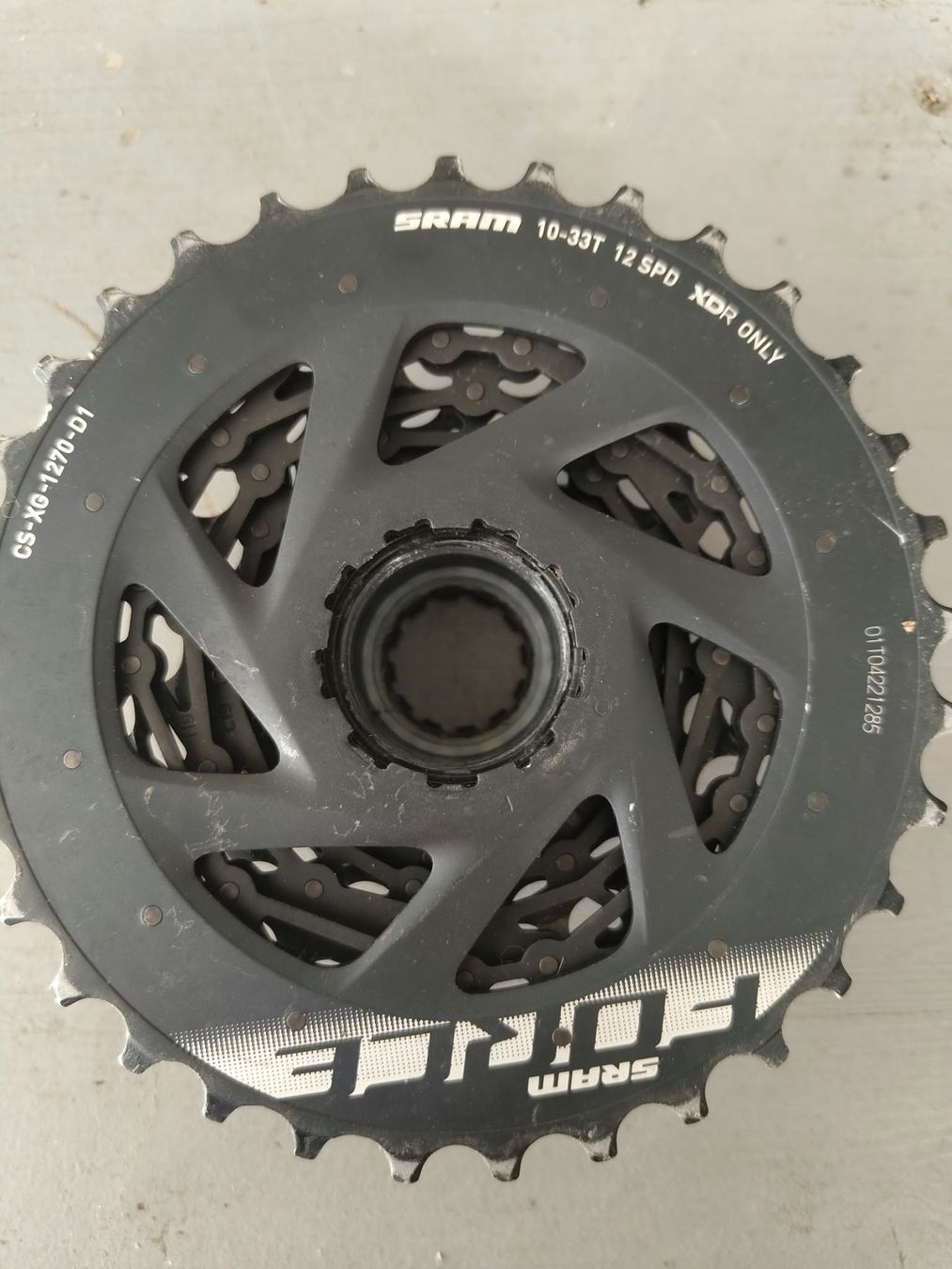 Sram Pezzi di ricambio: Sram Force Kassette 12spd 10-33t – Usato da Appenzell Steinegg venduto da Knechtle 1