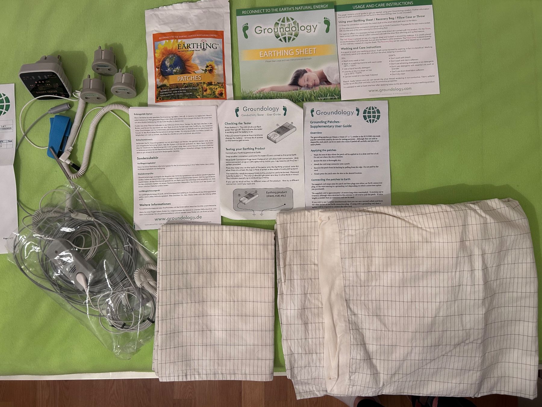 Linge de lit: Groundology Erdungs-Set komplett – D'occasion à Möhlin par mar_h9yq 6