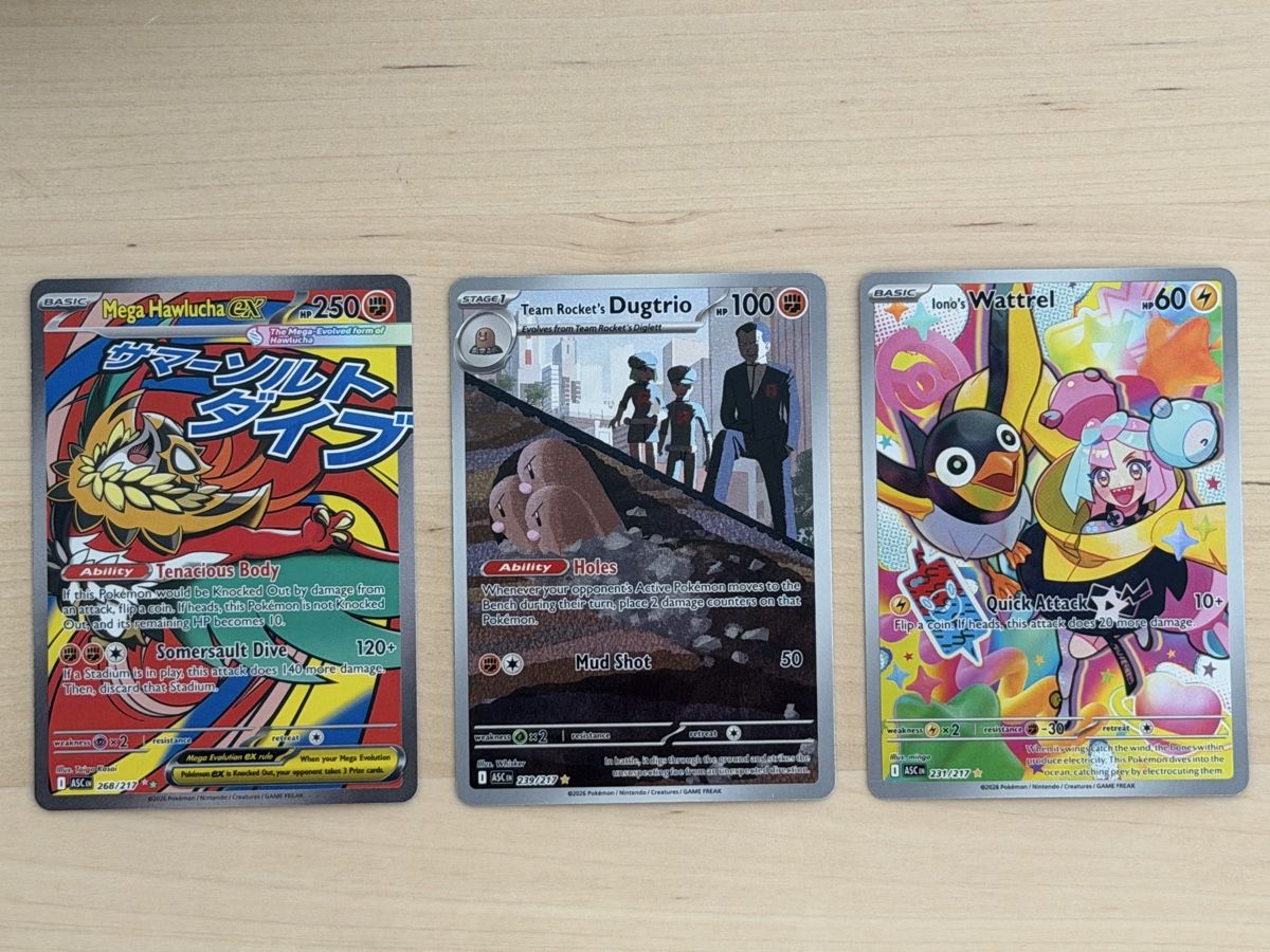 Pokémon Carte collezionabili: 3x Pokémon Ascended Heroes Hits EN – Nuovo (secondo la descrizione) da Windisch venduto da CharizArdi