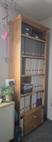 Massives Bücherregal / Ordnerregal aus Holz zu verkaufen