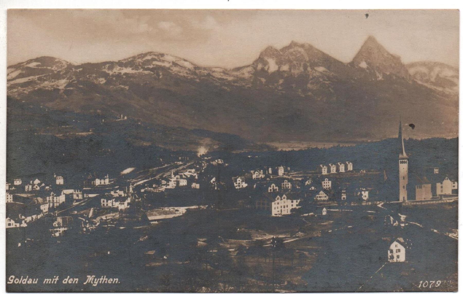 Cartoline postali: GOLDAU mit den Mythen – Nuovo (secondo la descrizione) da Jona venduto da philajona