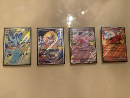 4 Pokemon Sammelkarten 30 Jahre 