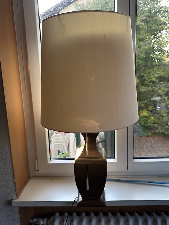 Lampade: Tischleuchte 90 cm hoch, beige – Usato da Schwerzenbach venduto da bravosierra99 4