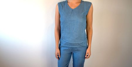 Top “Esha“ Jeans-Optik [eyd] Grösse S