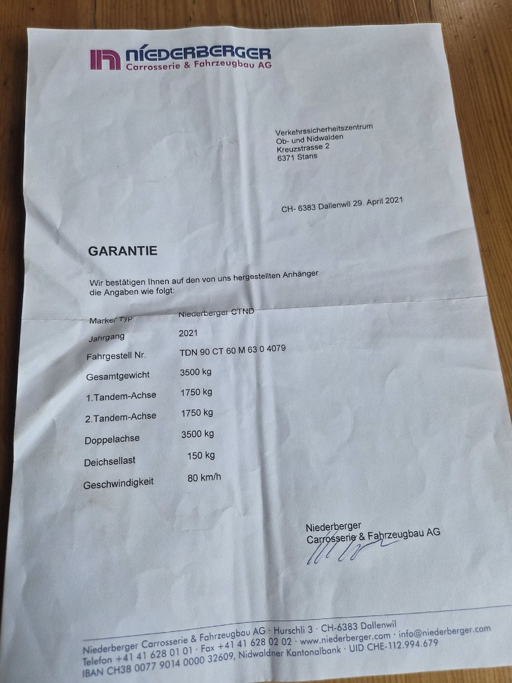 Rimorchi: Container Anhänger 20 Fuss  – Nuovo (secondo la descrizione) da Waldkirch venduto da Vinzenz89 4