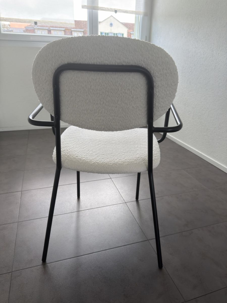 La Redoute Stühle: Gemütlicher Stuhl aus Bouclé – Gebraucht aus Granges-Paccot von Gabizinha85 1