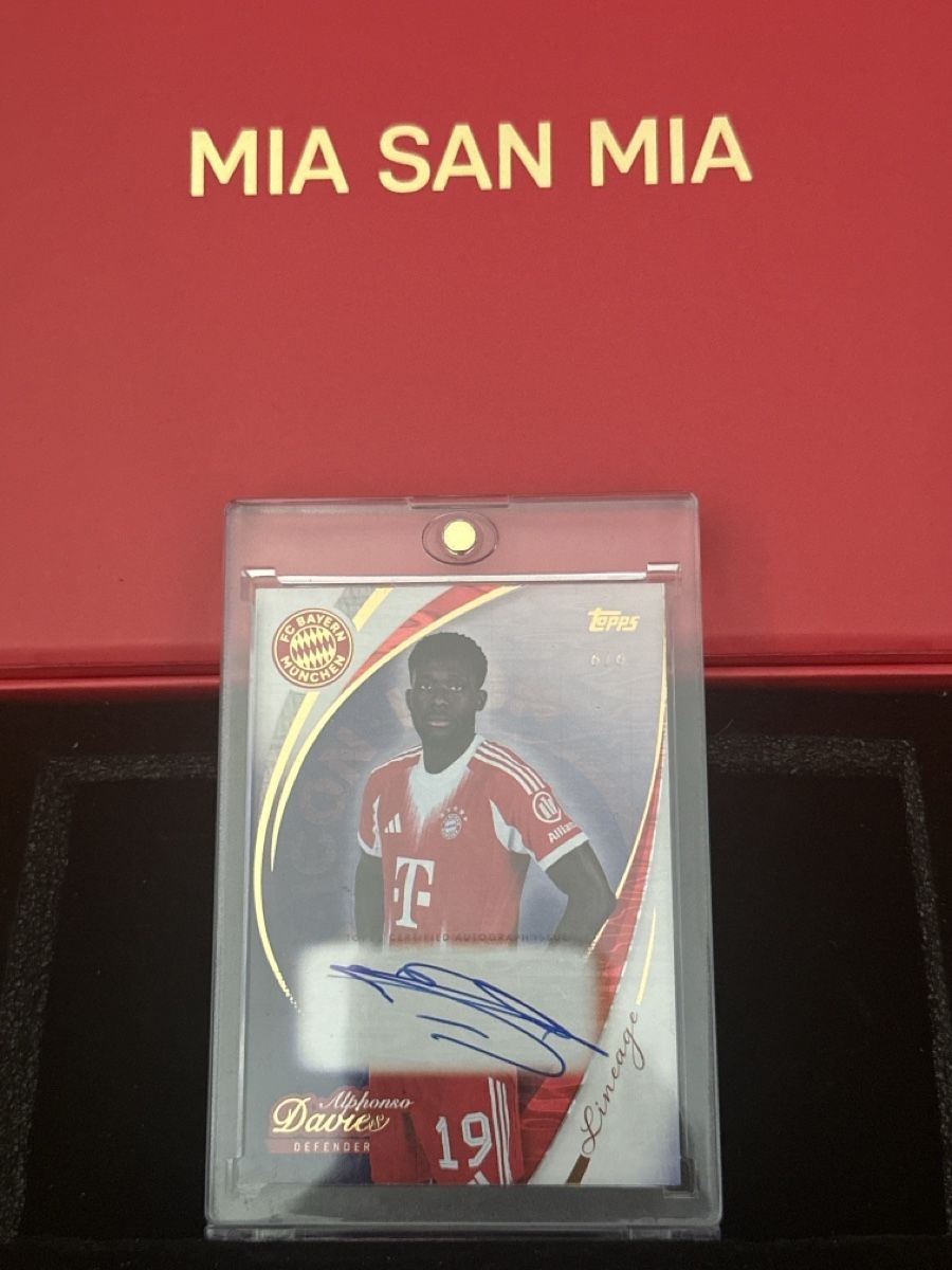 Topps Carte collezionabili: Alphonso Davies Topps Lineage On Card Auto 6/6 – Nuovo (secondo la descrizione) da Frauenfeld venduto da aie_29gk