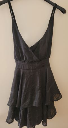 kleid, oberteil, tunika, schwarz, gr. S