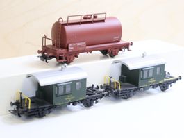 Märklin/Liliput SBB Begleitwagen Sputnik & Öhlwehrwagen H0