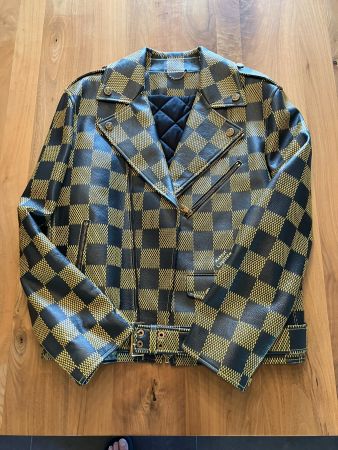 Louis Vuitton Damier Pop Lederjacke