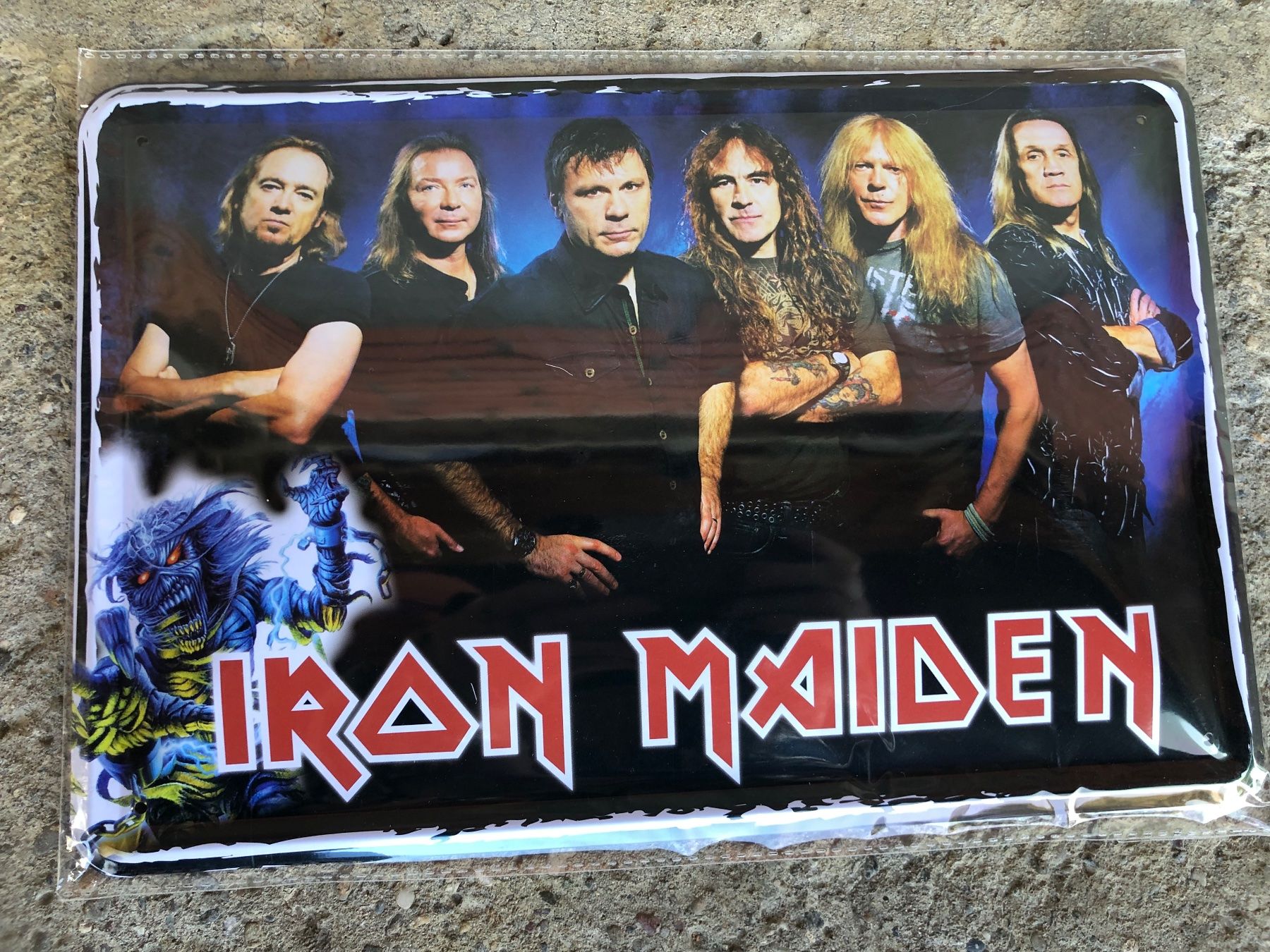 Insegne: Iron Maiden hard rock band – Nuovo e nell'imballaggio originale da Reinach AG venduto da rares75