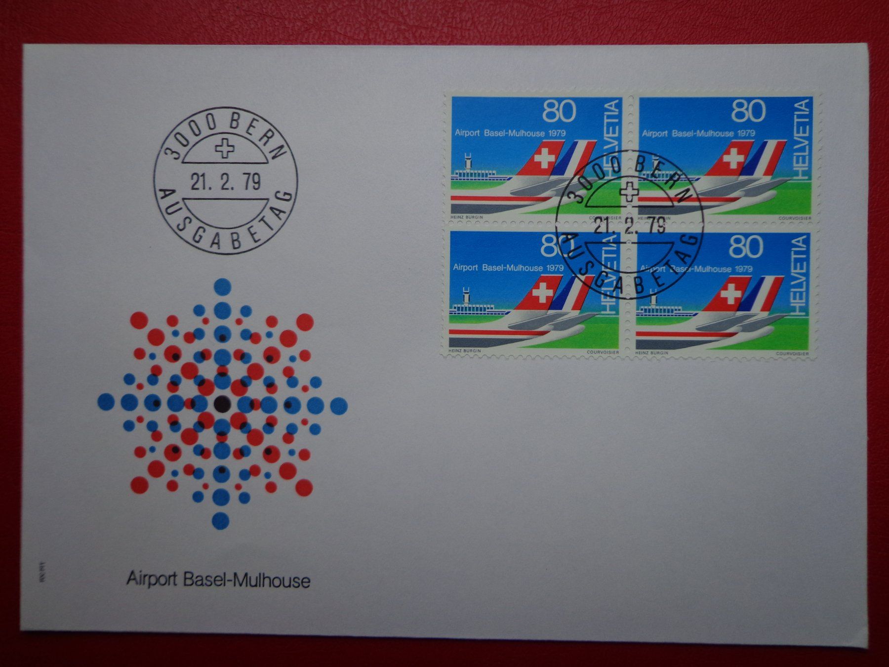 Tutti i francobolli: FDC 1979 Block FLUGPOST Basel-Mulhouse – Nuovo (secondo la descrizione) da Le Locle venduto da aou_rf8w