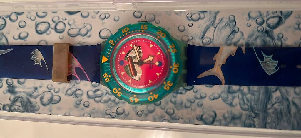 Swatch Orologi: Swatch Happy Fish ungetragen – Nuovo e nell'imballaggio originale da Hoeri venduto da negoziation 1