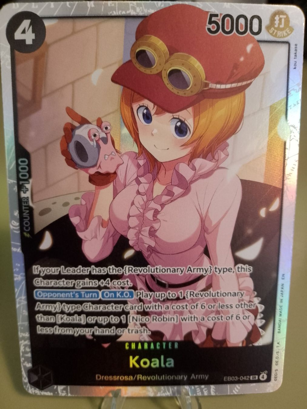Bandai Carte collezionabili: One Piece Koala EB03-042 SR Englisch – Nuovo (secondo la descrizione) da Jona venduto da Stack