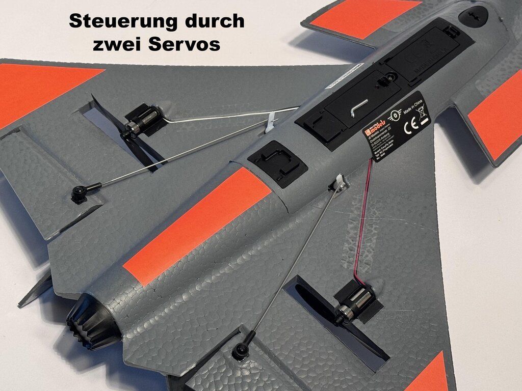 RC Modellbau: Neuheit 2025 EasyFly Delta RC-Flugzeug - RTF – Neu und originalverpackt aus Balsthal von Jetline 3