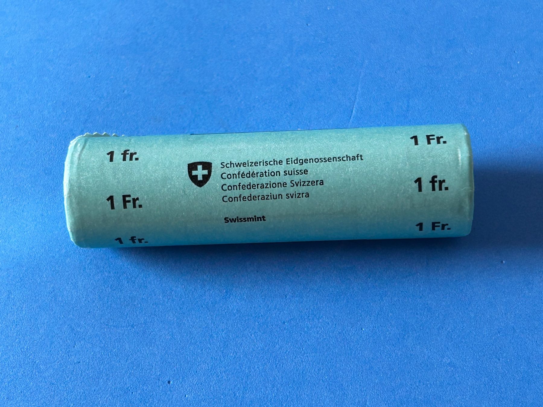 Tutti le monete: 1 Franc / Franken 2023 UNC coin roll – Nuovo (secondo la descrizione) da Corcelles NE venduto da AJKader 5